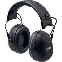 Uvex aXess Kapselgehörschutz one schwarz SNR 31 dB schwarz L,M,S - 2640001 - schwarz