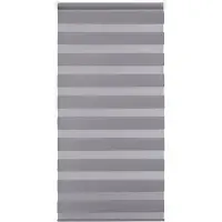 Good life Doppelrollo "Alina 1" Gr. 2, grau (anthrazit), B:60cm H:150cm, Polyester, Rollos, Doppelrollo, individuelle Lichtregulierung, unifarben, Montage mit Klemmträgern