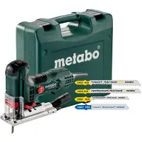 Metabo Stichsäge STE 100 Quick Set mit 20 Stichsägeblättern; Kunststoffkoffer