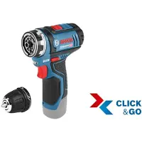 Bosch Akku-Bohrschrauber GSR 12V-15 FC, 1 Aufsatz, L-BOXX