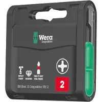 Wera Bit-Box 15 Impaktor PH, PH 2 x 25 mm, 15-teilig - 05057752001
