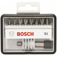 Bosch Schrauberbit-Set Robust Line S Extra-Hart, 8 + 1 teilig, 25 mm, PH - 2607002560