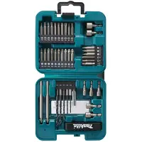 Makita Bohrer- und Bitset "»D-58877«", blau (türkis), Bits, Bohrer- und Bitset, 42-tlg., inkl. Aufbewahrungskoffer