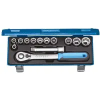 Gedore 19 KMU-20 Steckschlüssel-Satz 1/2", 13-teilig, 6-kant, 10-24 mm, 2545810