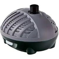 HEISSNER HSP1000-00, Verdrängungspumpe, 12 W, 1100 l/h, Schwarz, Grau