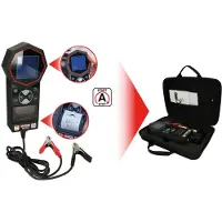 Ks Tools 12V - 24V Digital-Batterie- und Ladesystemtester mit integriertem Drucker - 550.1649