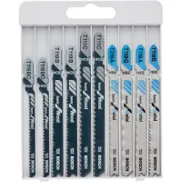 Bosch Stichsägeblatt-Set Basic for Wood and Metal, 10-teilig - 2607010630
