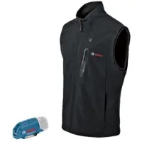 Bosch Beheizbare Weste GHV 12+18V XA, mit Akkuadapter schwarz - 06188000EB - schwarz
