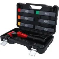 Ks Tools 3 in 1 Handnietzangen-Satz, drehbar, 12-tlg. - 150.9820