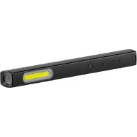 Led Lenser W2 Work Arbeitsleuchte schwarz, 160 Lumen, 50m Leuchtweite, 20 Std. Laufzeit, Batterie o. Akku Betrieb