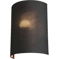 SLV 1001274 FENDA, Halbschirm, Textil, schwarz/Kupfer