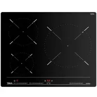 Teka IBC 63010 MSS, Schwarz, Integriert, 60 cm, Zonen-Induktionskochfeld, Glaskeramik, 3 Zone(n)