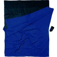 Cocoon - TravelSheet Doublesize Silk - Reiseschlafsack Gr 220 x 176 cm - Double blau