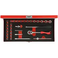 Gedore red R49014033 Steckschlüssel-Satz 1/4" 4-13mm 32-teilig, 3300001