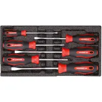 Gedore red R22150014 Schraubendrehersatz PZ+SL 2/6 CT-Modul 6-teilig, 3301713