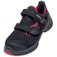 Uvex 1 G2 Sicherheitsschuh S1P Sandalen gelocht schwarz/pink 39 - 6836239 - schwarz/pink