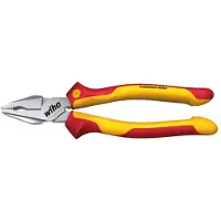 Wiha Kraftkombizange Professional electric mit DynamicJoint und OptiGrip mit extra langer Schneide - Blisterverpackung - 27420
