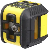 Stanley Kompakter Linienlaser Cross90 mit grüner Diode, horizontaler und vertikaler Linie mit zusätzlicher vertikaler Linie - STHT77592-1