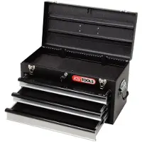 Ks Tools Werkzeugtruhe mit 3 Schubladen-schwarz, L508xH255xB303mm