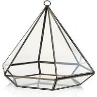 Ancient Wisdom Glas-Terrarium – Großer Diamant