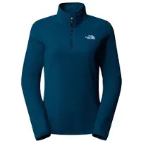 The North Face Damen 100 Glacier 1/4 Zip Fleecepullover MIDNIGHT PETROL XS