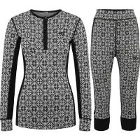 Kari Traa - Women's Rose Capri High Waist - Merinounterwäsche Gr S grau