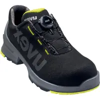 Uvex Sicherheitsschuh "1 Halbschuh" Gr. 43, schwarz (schwarz, lime), 43, Obermaterial: 100% Rindsleder Leather cow., Schuhe, Sicherheitsschuh