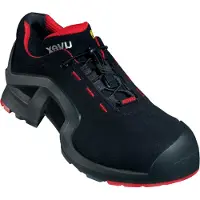 Uvex 1 x-tended support Sicherheitsschuh S3 Halbschuh schwarz/rot 42 - 8516242 - schwarz/rot