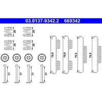 Ate Zubehörsatz, Feststellbremsbacken 03013793422 für MERCEDES-BENZ NISSAN