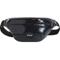 Wouf Quilted Collection Waist Bag Glossy black