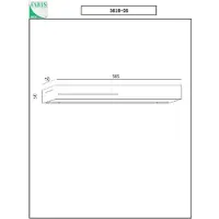 FABAS LUCE LED-Wandlampe Banny, anthrazit, Breite 50cm, Up- & Downlight