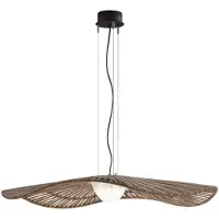 Bover LED-Außen-Hängelampe Mediterrània, braun, Ø 105 cm