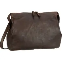 Harold's Leder Umhängetasche Schultertasche Submarine Postbag Brown dunkelbraun