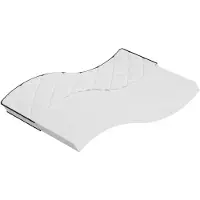 vidaXL Matratze Schaumstoff Mittelweich 140x190 cm