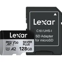 Lexar Pro Silver Plus 128GB microSDXC V30 - R205/W150MB/s