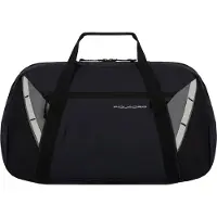 Piquadro Foldable Faltbarer Weekender aus rezykliertem Stoffm Stoff Schwarz