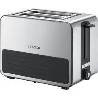 Bosch TAT7S25 Toaster 2 Scheibe(n) Schwarz Grau 1050 W