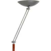Aluminor LED-Deckenfluter Lib V, höhenverstellbar, silber