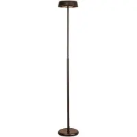 Mantra-Iluminacion LED-Stehleuche Noa II, Touchdimmer, Stahl, schwarz