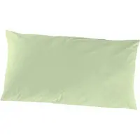 PRIMERA Kissenbezug "Mako-Feinjersey Kissenbezug im Doppelpack", grün (limette), B:80cm L:40cm, Feinjersey, Obermaterial: 100% Baumwolle, Kissenbezüge, Kissenbezug, In vielen Uni-Tönen