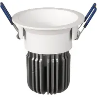 ATILED LED-Einbauspot Toodle rund symmetrisch, weiß