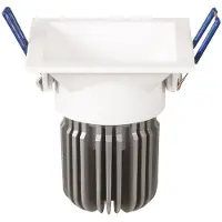 ATILED LED-Einbaulampe Toodle eckig symmetrisch, weiß
