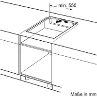 Siemens Induktions-Kochfeld "EH645BFB6E", schwarz, B:58,3cm H:5,5cm T:51,3cm, Kochfelder, Starkes powerBoost & erweiterbare Bräterzone, Induktions-Kochfeld