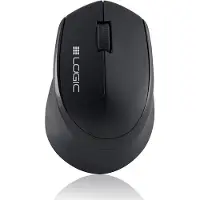 Logic LM-2A, Optisch, RF Wireless, 1200 DPI, Schwarz