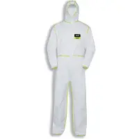 Uvex 5/6 comfort Einwegschutz-Overall weiß/lime weiß/lime S - 9871009 - weiß/lime