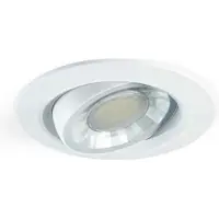 Beneito Faure Verstellbarer, runder LED-Einbaustrahler, dimmbar, 8 W, IP44, 3000 K