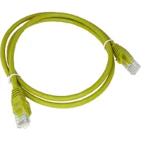 Avizio KKU6AZOL0.25, 0,25 m, Cat6a, U/UTP (UTP), RJ-45, RJ-45, Gelb