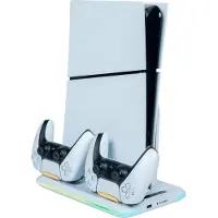 Nacon BB025637, Ladesystem, PlayStation 5 Slim, Weiß, Blau, Grün, Rot, Sony, PlayStation 5 Slim