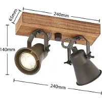 LINDBY Grandesa Deckenstrahler, zweiflammig