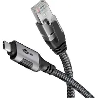 Goobay Ethernet-Kabel USB-C 3.1 auf RJ45, 3 m